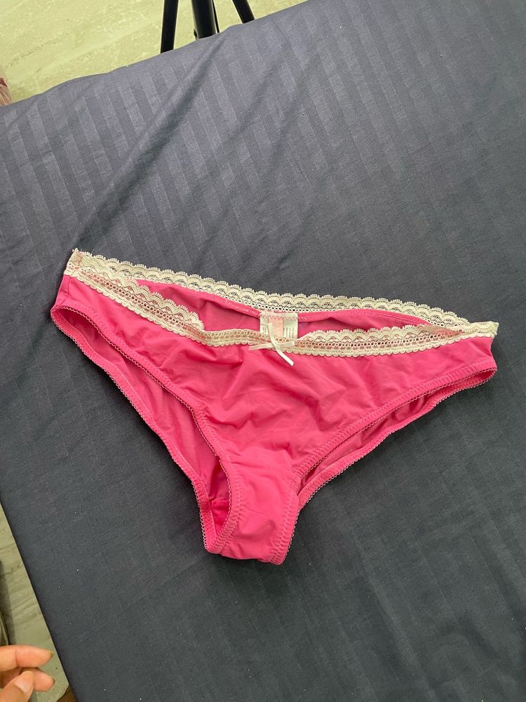 Pink Lace Trim panty
