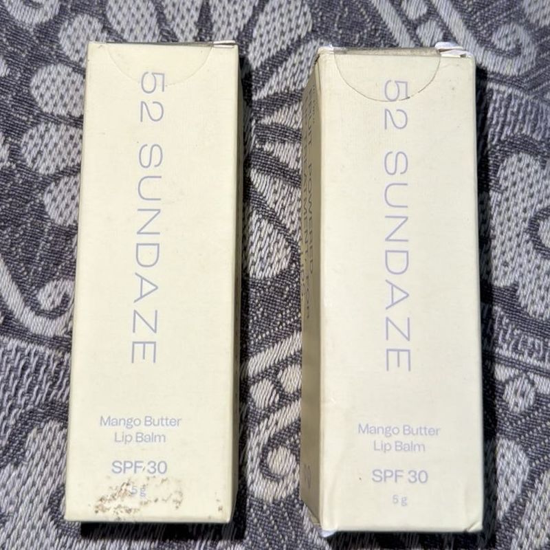 52 sundaze spf 30 mango butter lip balm
