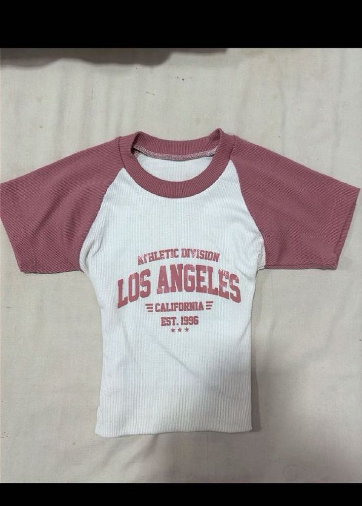 Pink LA Graphic Tee