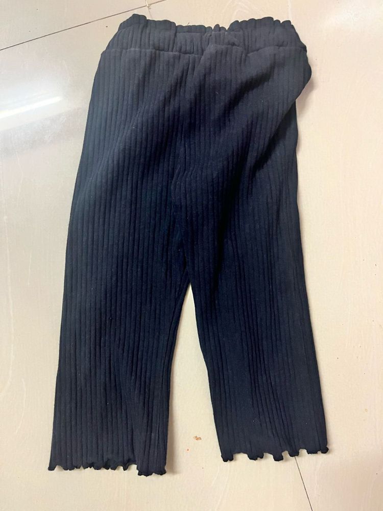 Ribbed Palazzo Pants