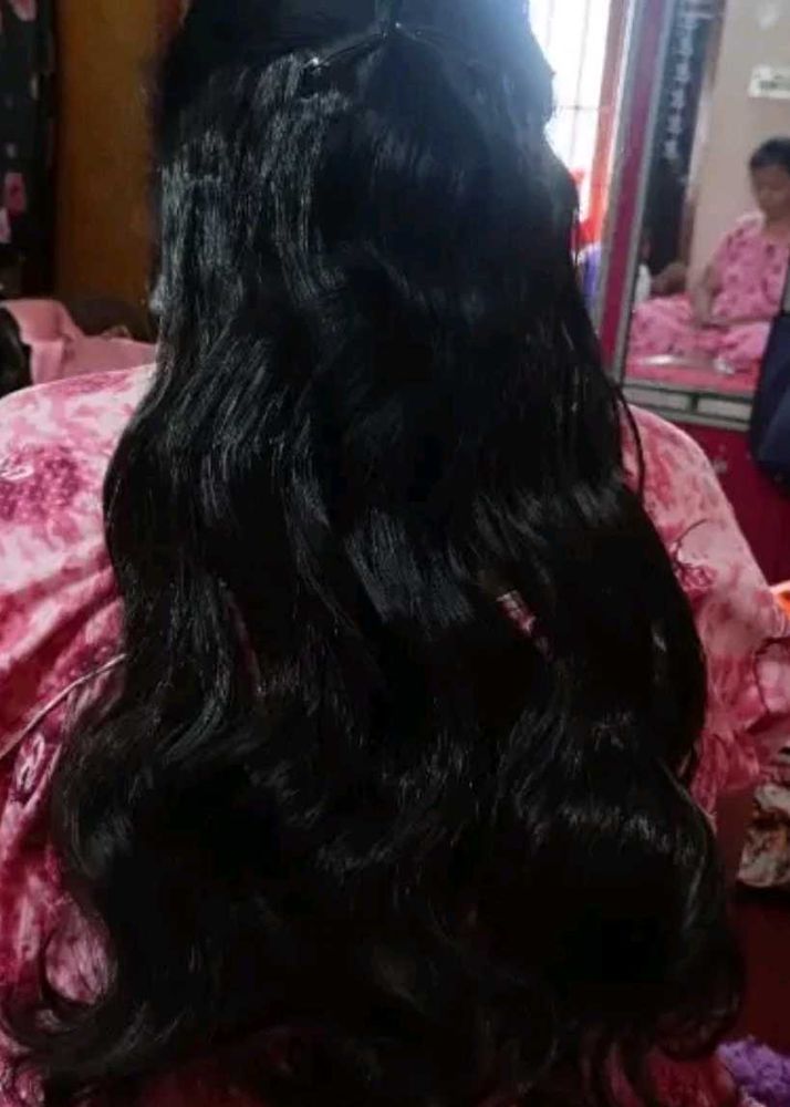 Long Wavy Black Hair Extension