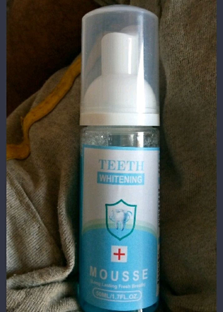 "Chamkalo Teeth Whitening Foam Toothpaste - Natural Whitening Mousse with Fluoride for Brighter, Healthier Teeth and Gums - 60ml"