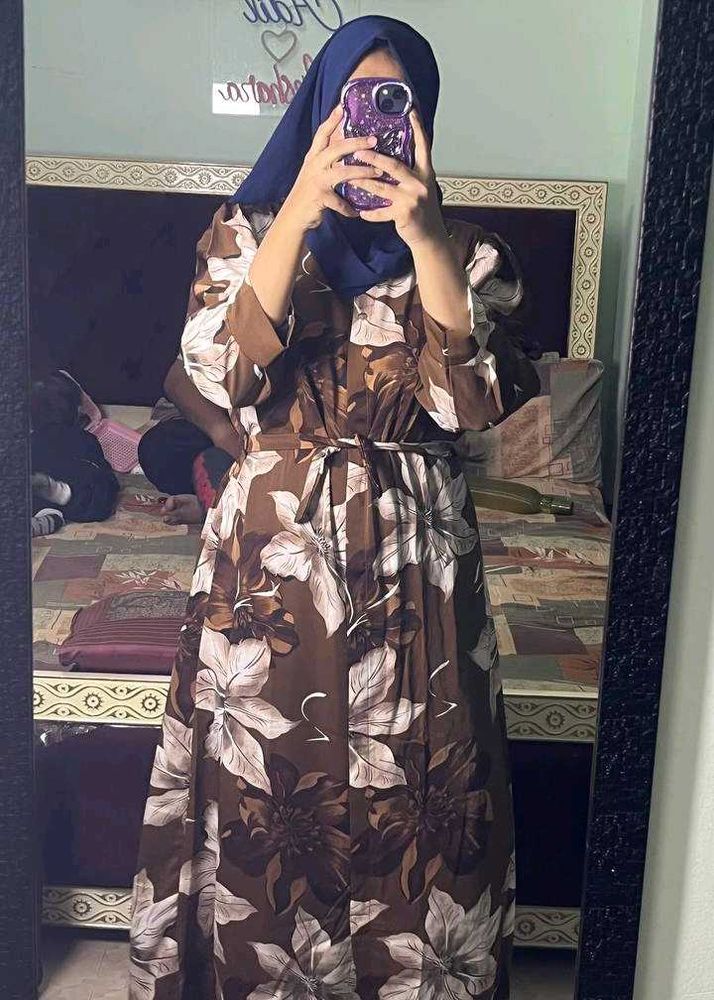 Floral Print Maxi Dress