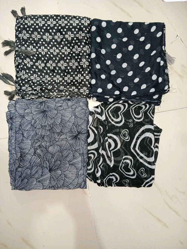 Combo Of 4 Stoles