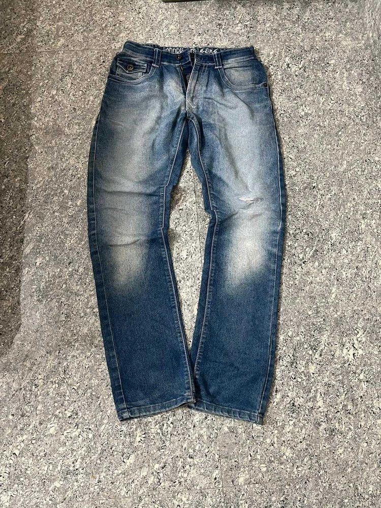 Men's Blue Wash Jeans