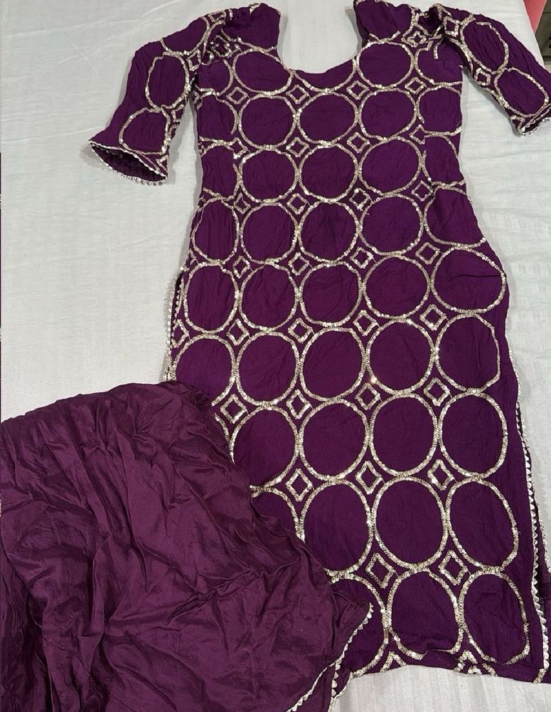 Stunning Sequin Embellished Kurta Set