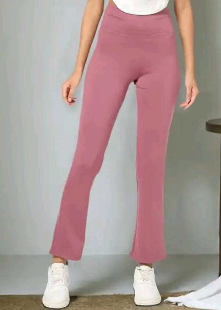 Flared sporty pants