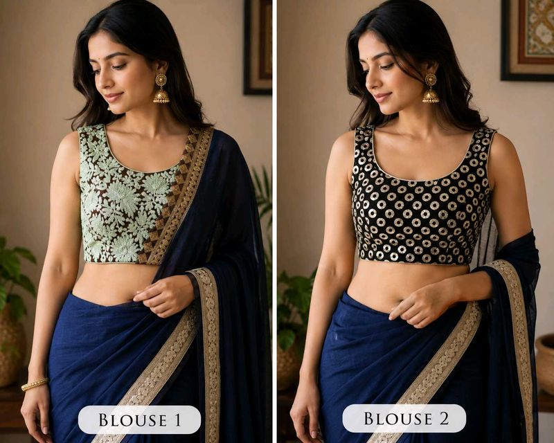 pack of 2 blouse set