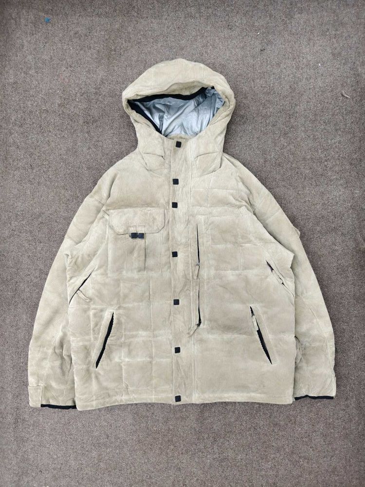 Stylish Beige Puffer Jacket