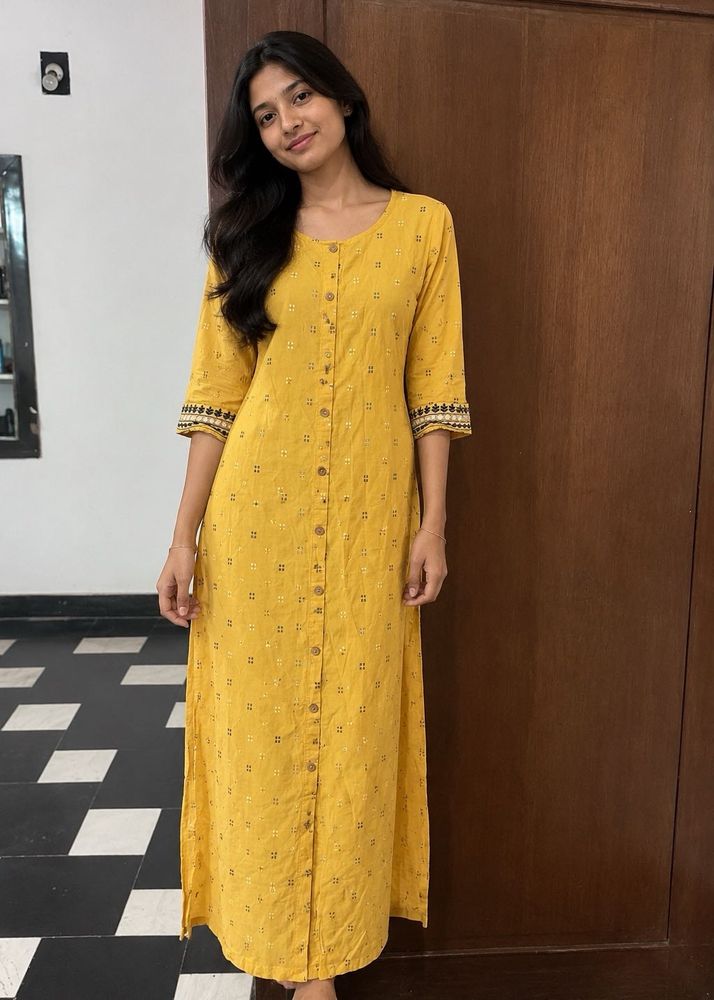 yellow kurti💛