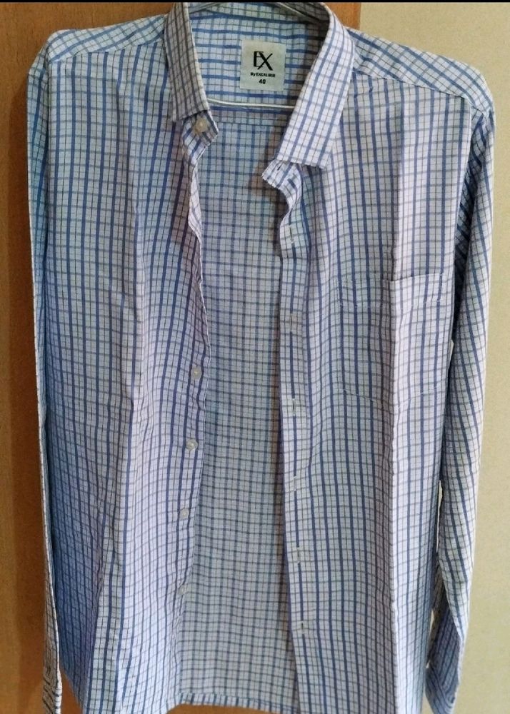 Excalibur Cotton Blended Full Sleeves Shirt