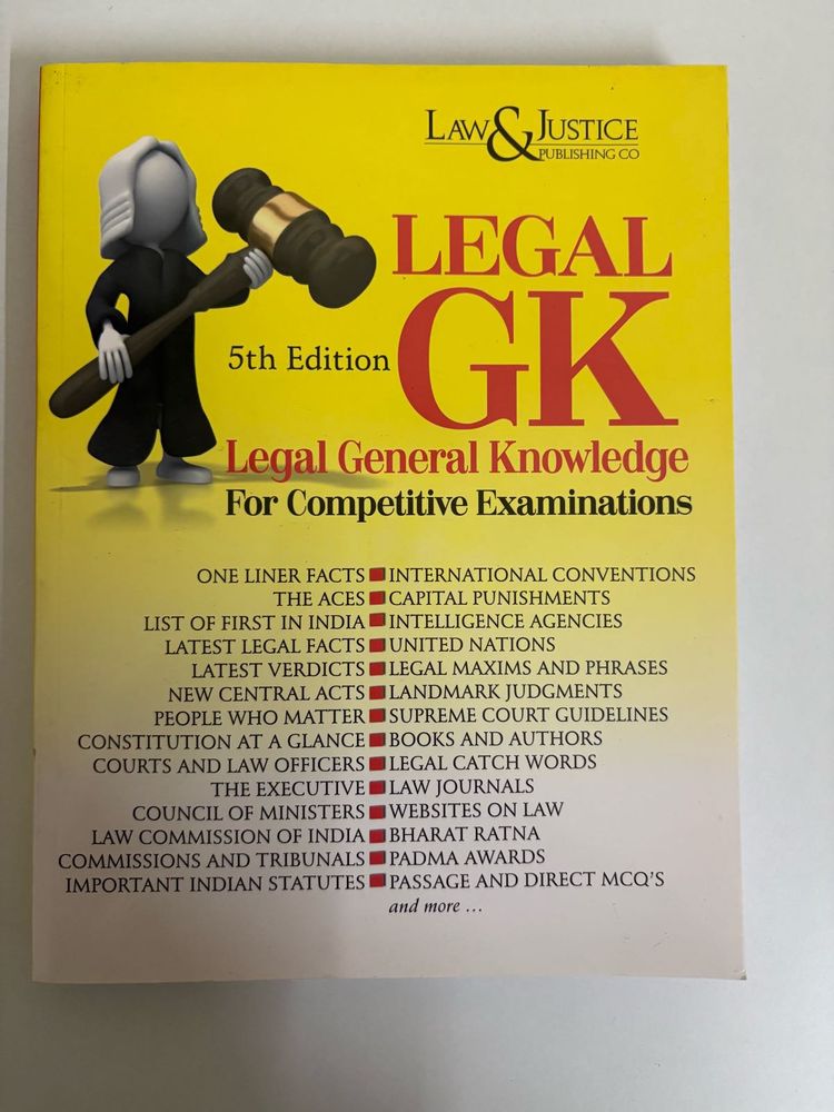 Legal GK - Like New, Perfect for AIBE Prep