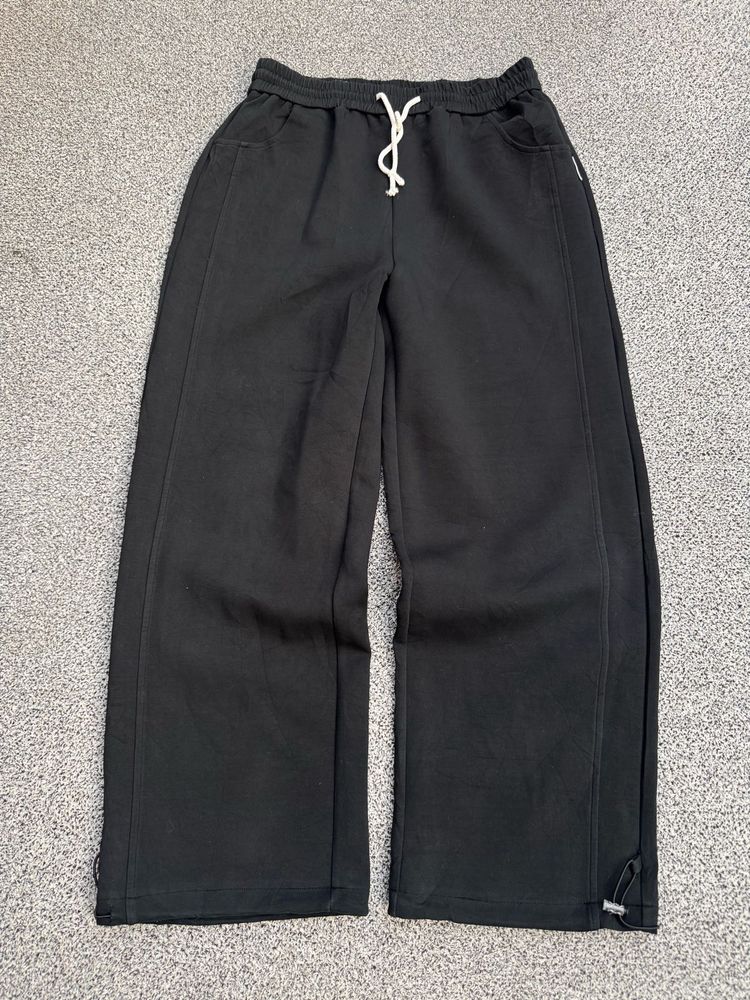Black Wide Leg Sweatpants
