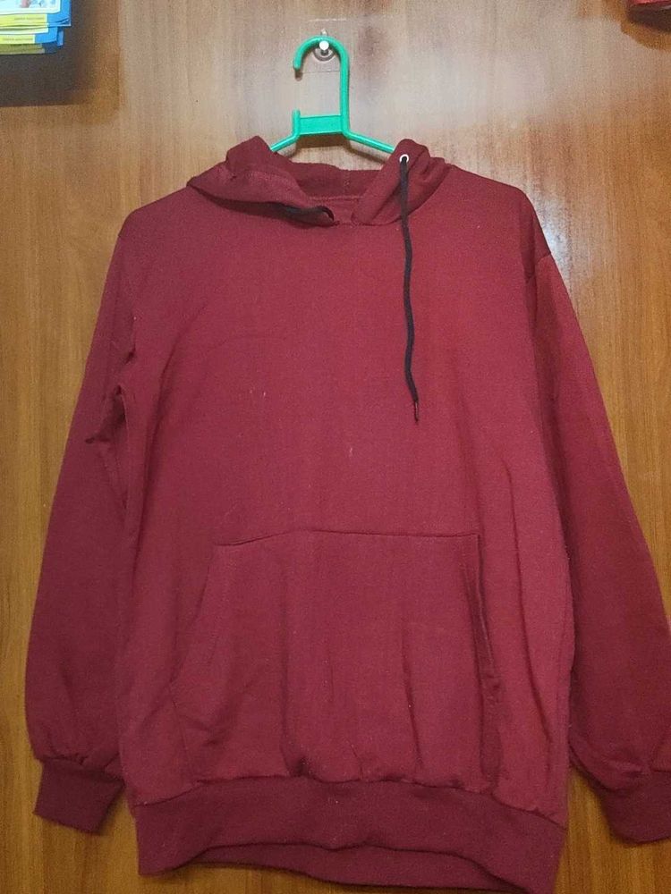 Cozy Maroon Hoodie