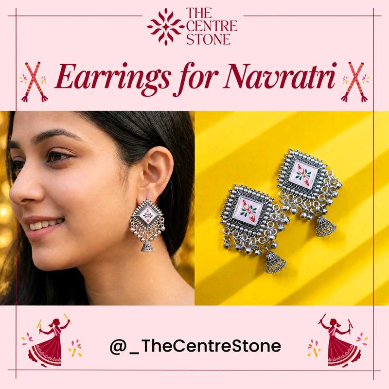 Earrings for Navratri