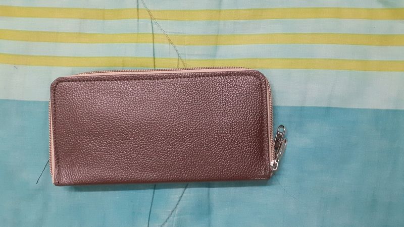 Brown Leatherette Wallet