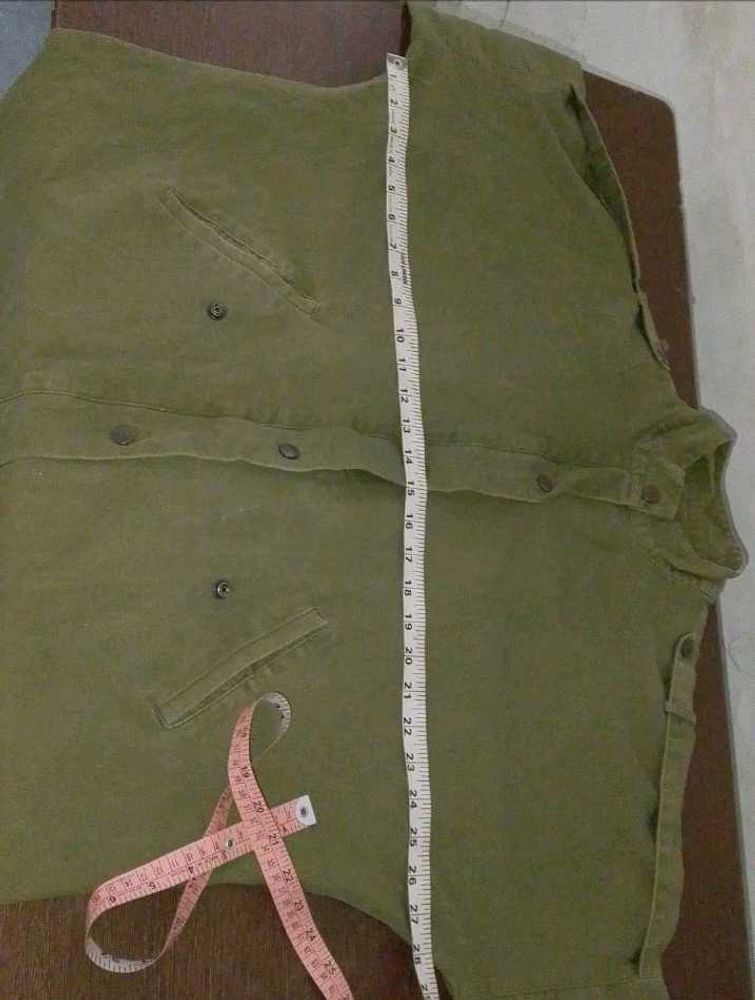 Green Casual Utility Jacket