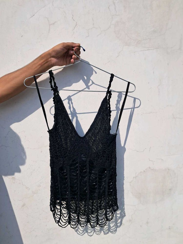 y2k halter neck top