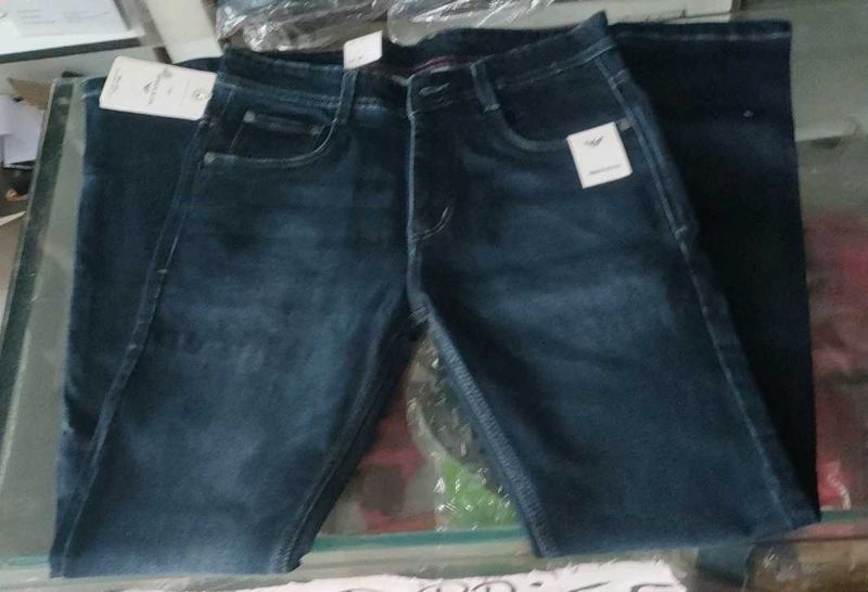 Dark Blue Denim Jeans