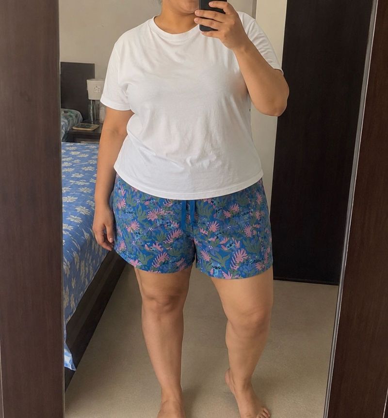Disney Stitch Printed Lounge Shorts