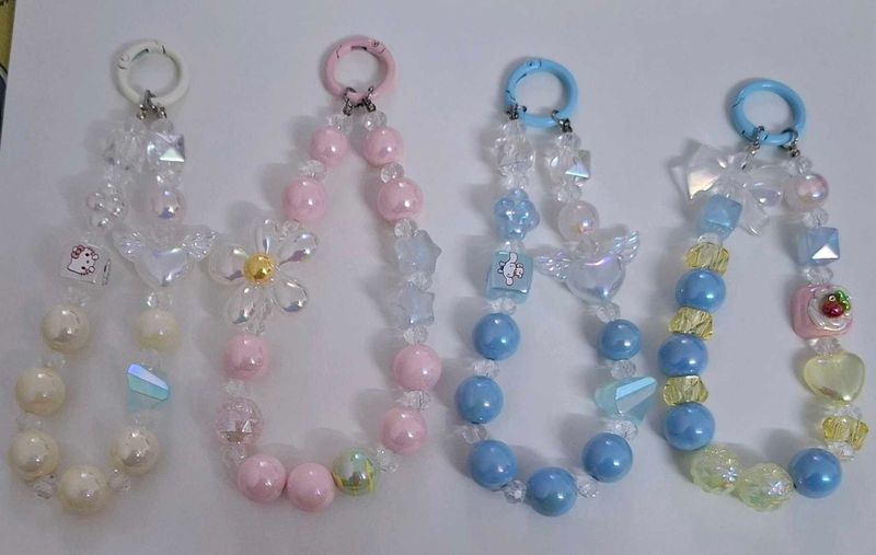 Charming Beaded Keychain Charms (Set of any 3)