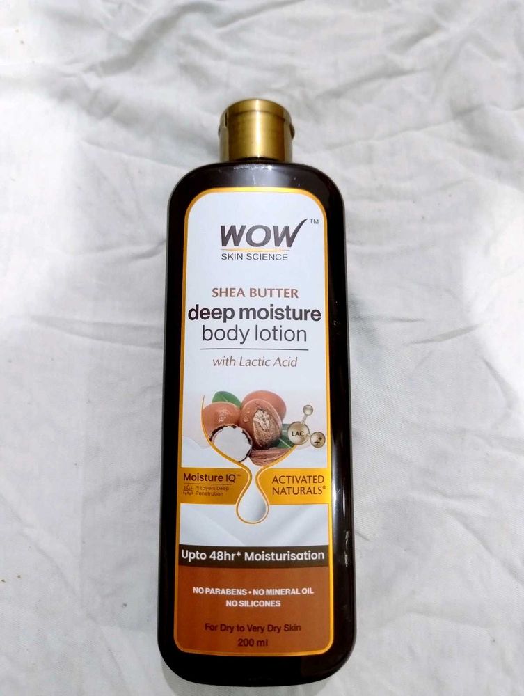WOW Shea Butter Deep Moisture Body Lotion