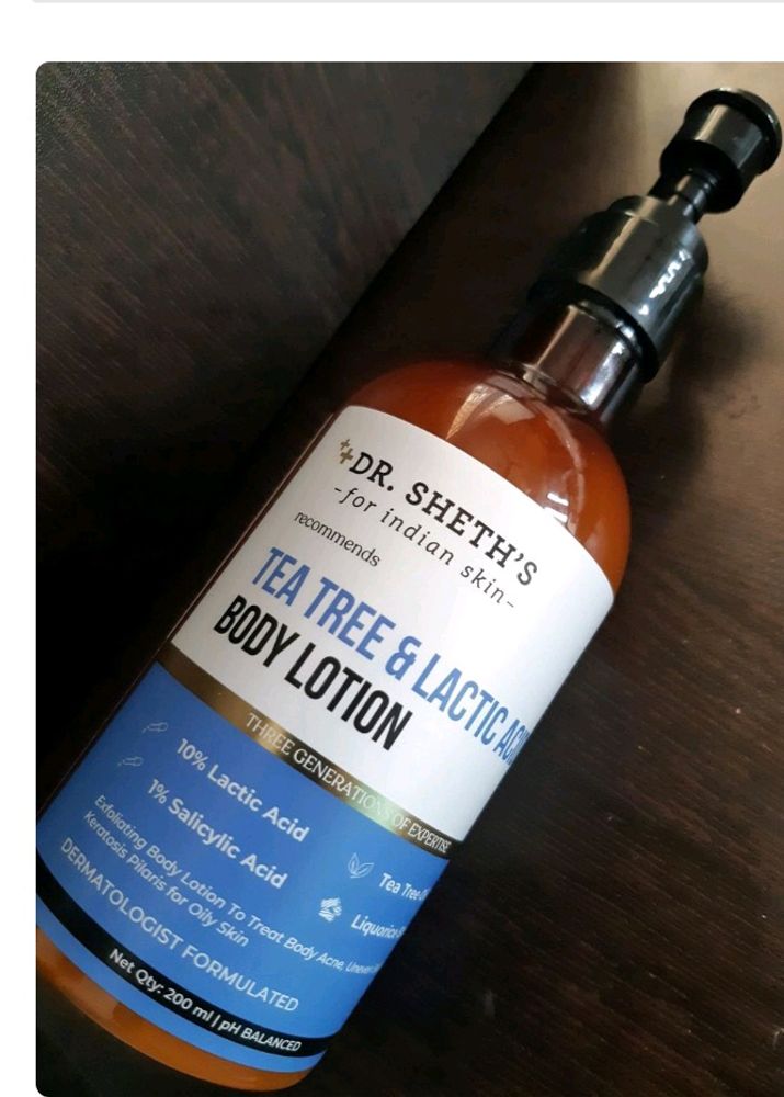 Dr. Sheths Tea Tree &amp; Lactic Acid Body Lotion
