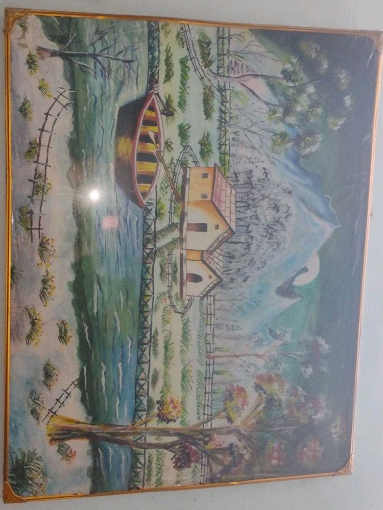 Framed Landscape Painting