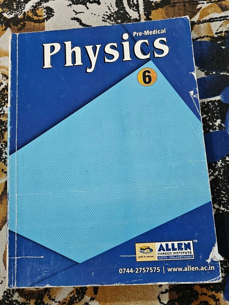 Pre-Medical Physics Book by Allen