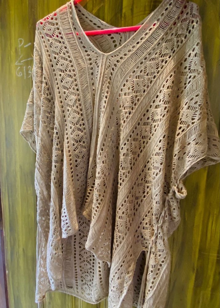 Crochet Cover Up for-Beach Wear