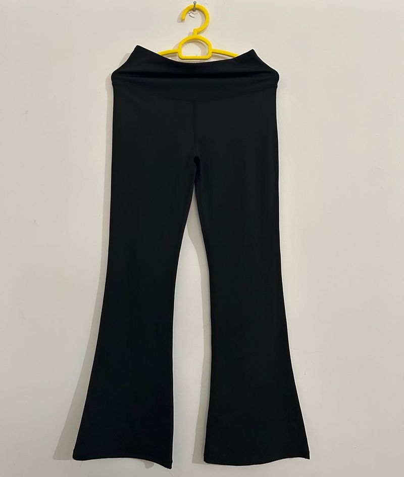 Black Flared Yoga/Gym Pants