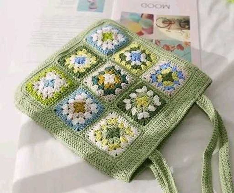 crochet handbag