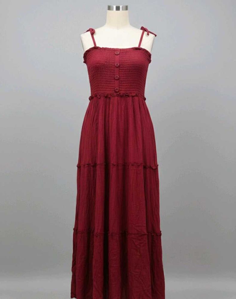 FREE SHIPPING📦Burgundy Maxi Sundress