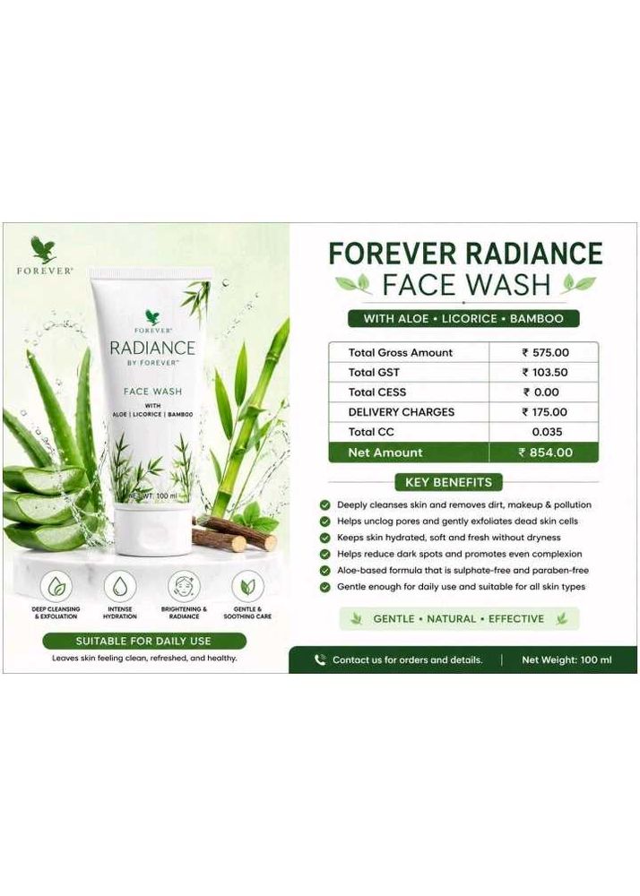 Forever Radiance Face Wash