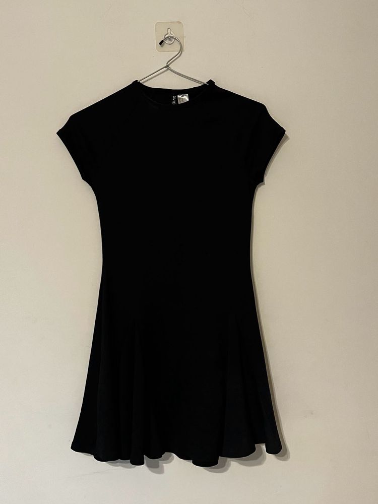Mini Black skater dress