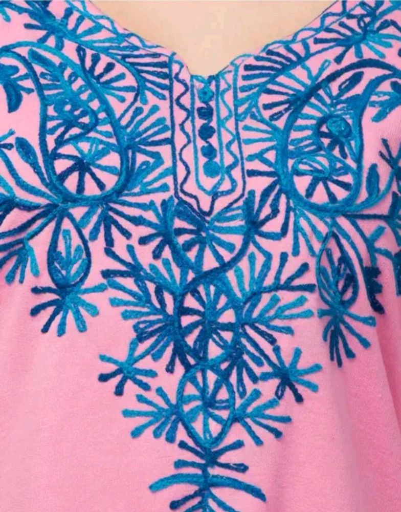 Woollen Aarik Work Kurta
