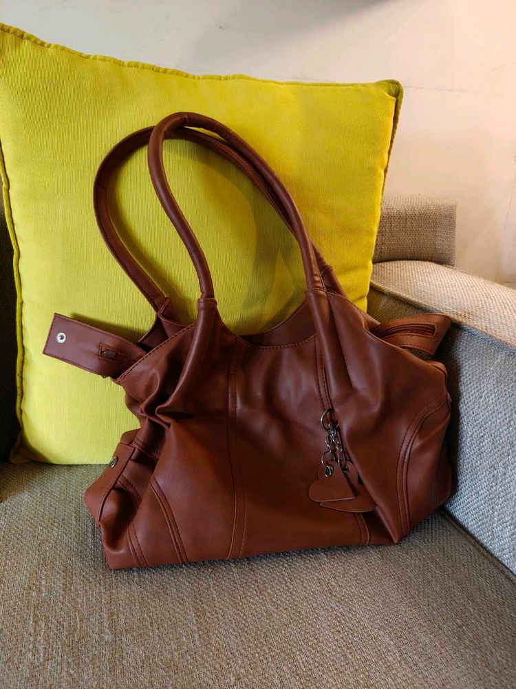 Stylish Faux Leather Handbag Bag