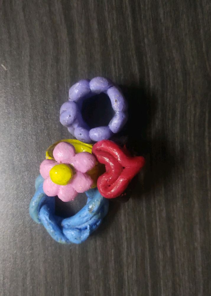 Four Hand Made Rings