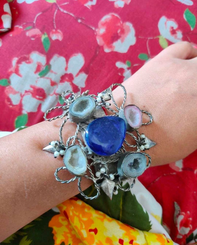 Boho stone adjustable Bracelet