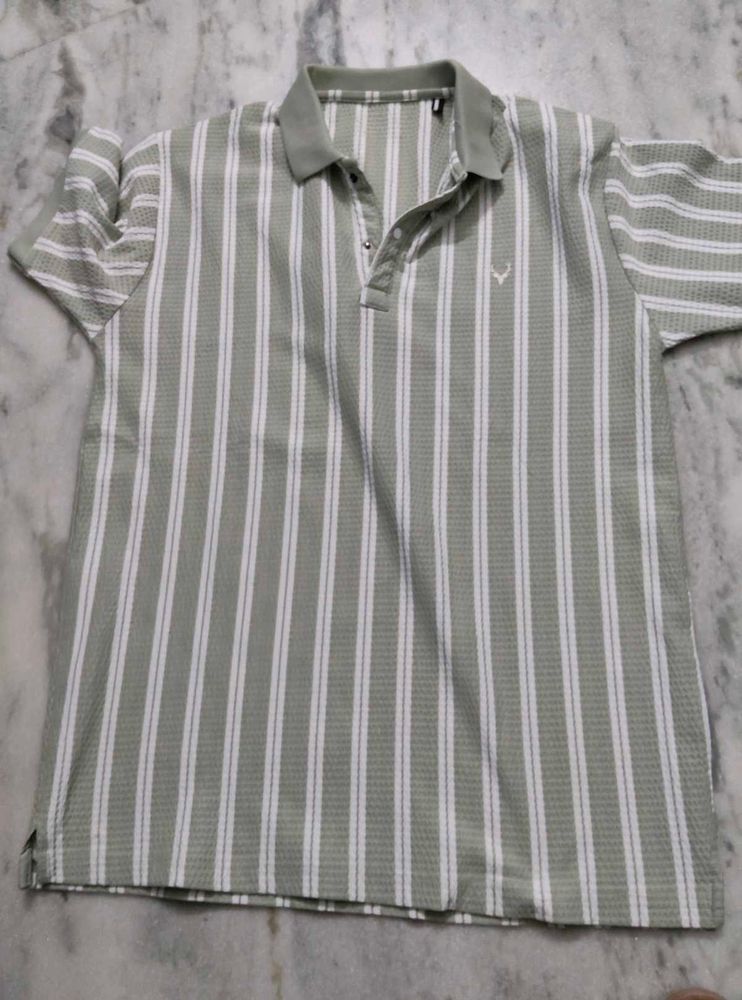 Men's Striped Polo Shirt