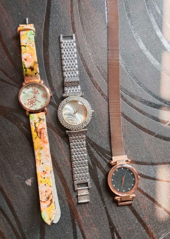 Set of 3 Women's Watches