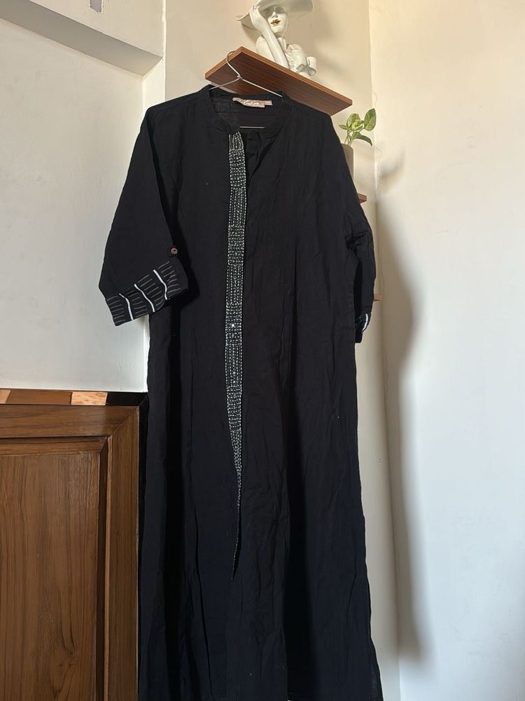 Elegant Black Kurta