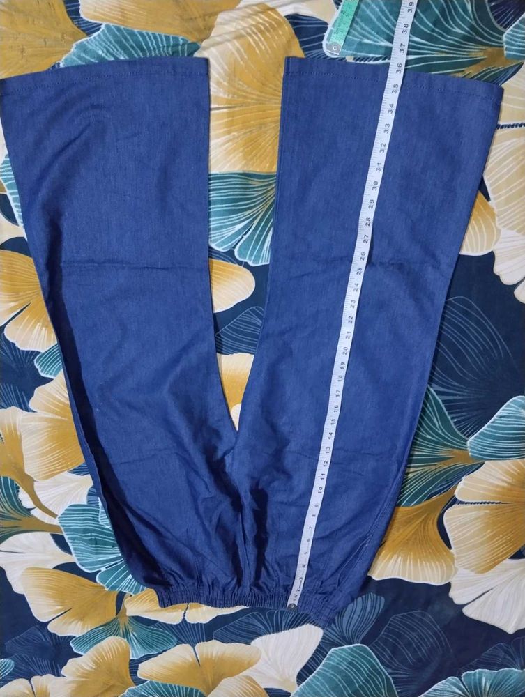 Comfortable Blue Palazzo Pants