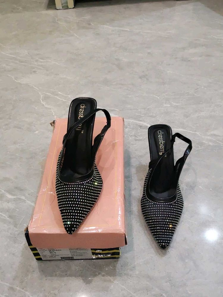 Sparkling Slingback Heels