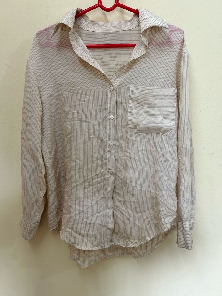 Striped Button Down Shirt