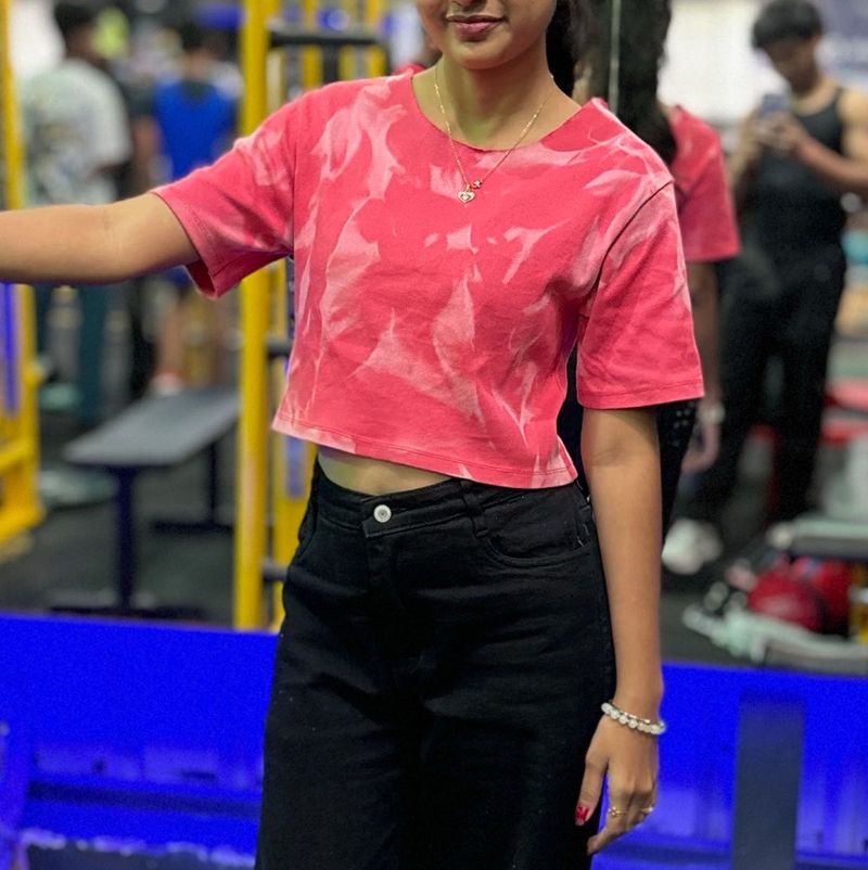 Tie-dye Crop Top