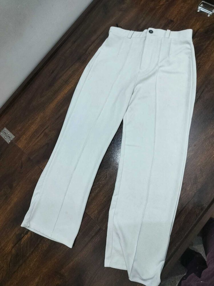 Korean White Trouser
