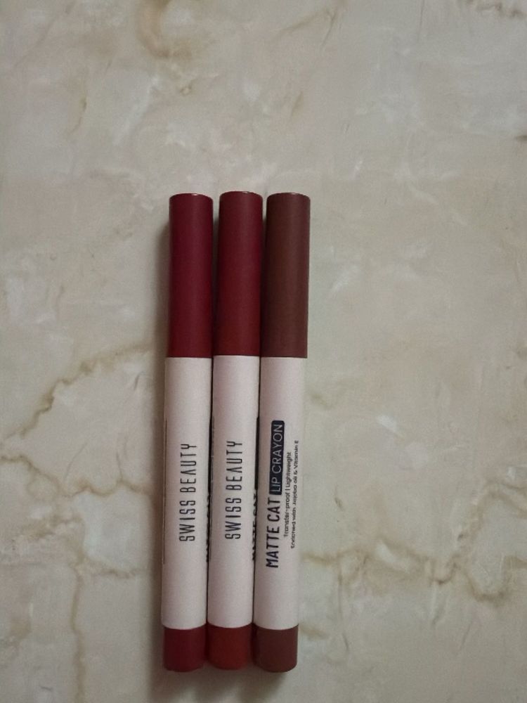 Swiss Beauty Matte Lip Crayons Set