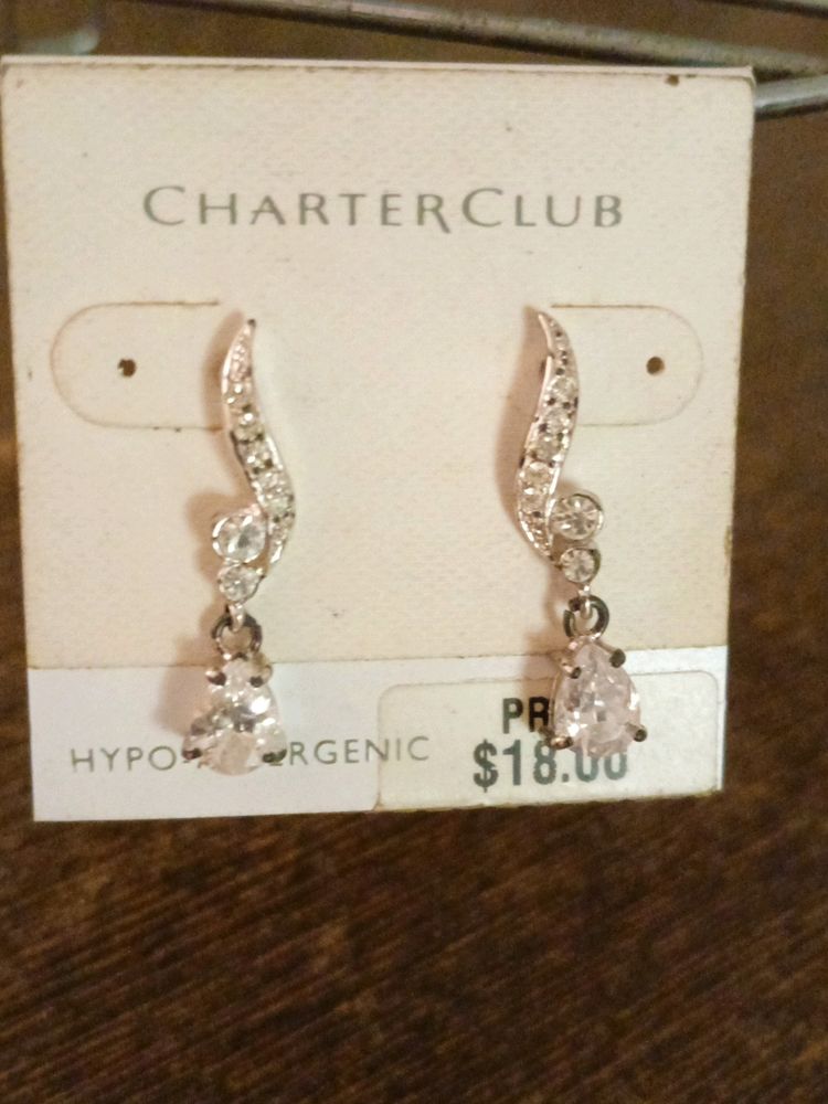 AMERICAN DIAMOND CUTE DANGLES
