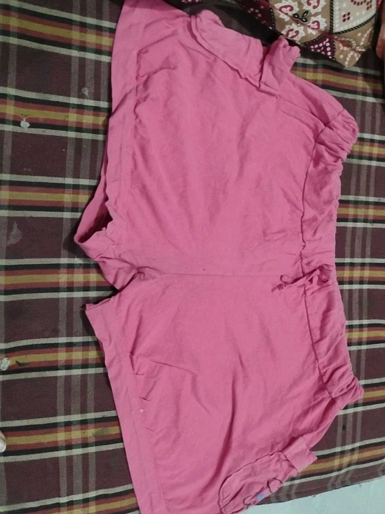 Comfy Pink Lounge Shorts